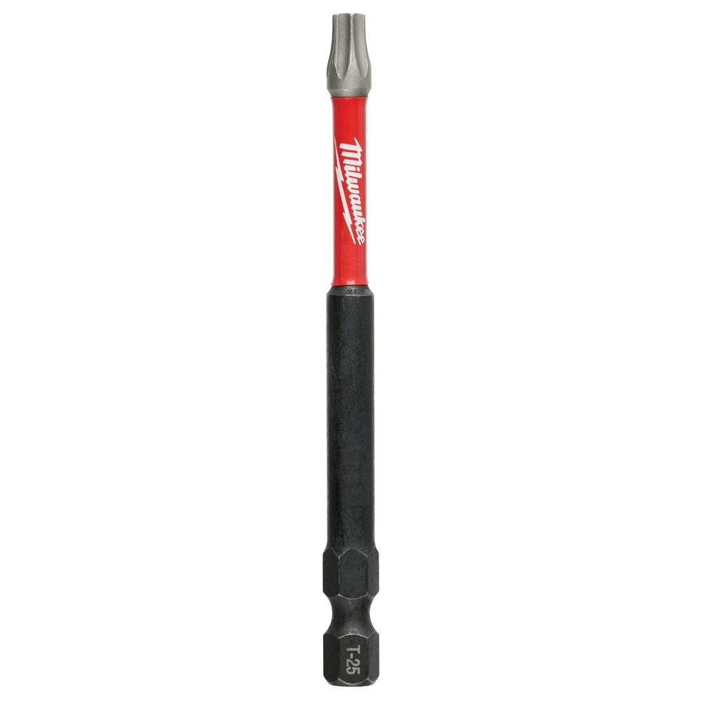 48-32-4397 Shockwave Impact Driver Bit, T27 Torx Point, 3-1/2 in OAL, 1/4 in, 76 Alloy Steel