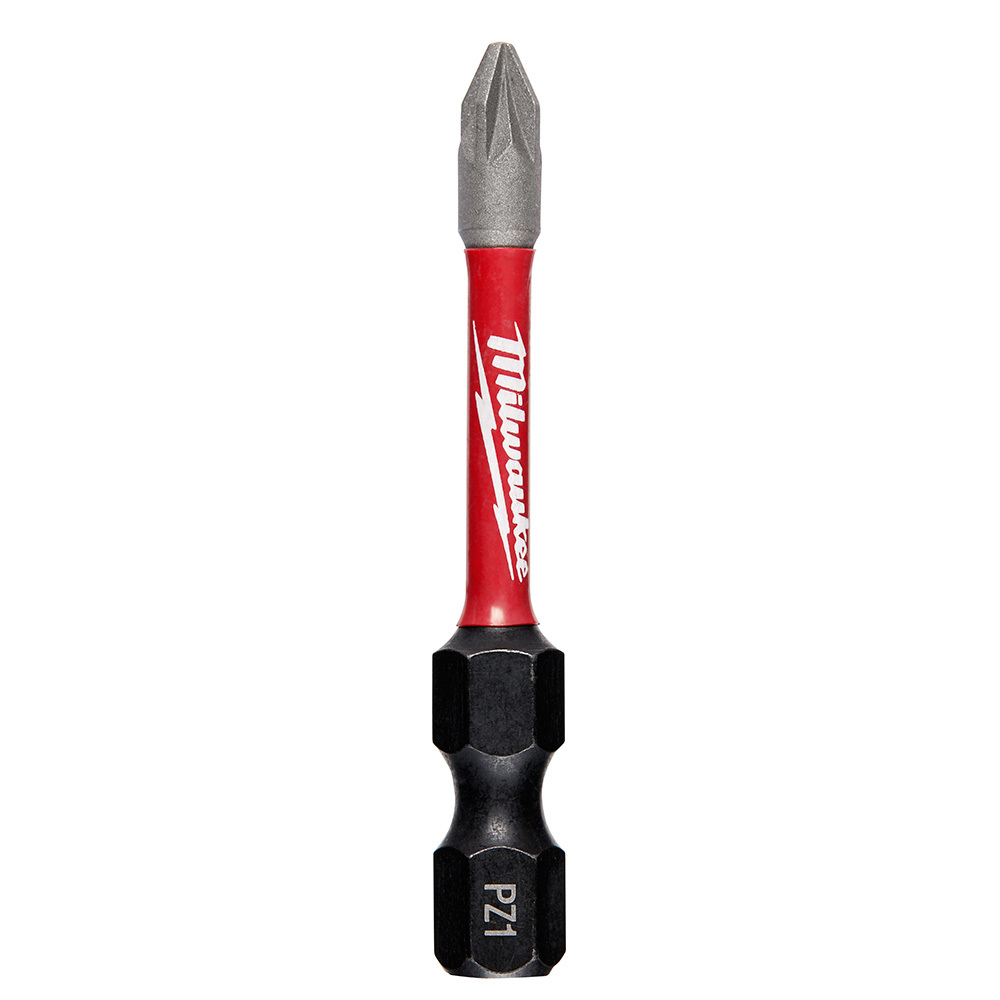 48-32-4831 Shockwave Impact Power Bit, PZ#1 POZIDRIV Point, 2 in OAL, 1/4 in, Alloy76 Steel