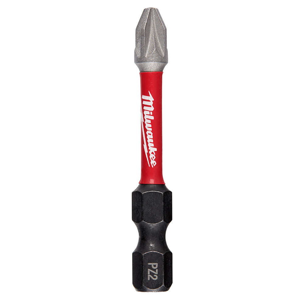 48-32-4832 Shockwave Impact Power Bit, PZ#2 POZIDRIV Point, 2 in OAL, 1/4 in, Alloy76 Steel