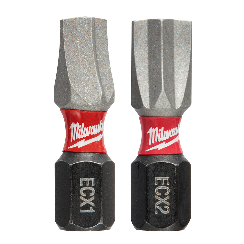 48-32-4440 Shockwave Anti-Strip Impact Driver Bit, ECX1/ECX2, 1 in OAL, 1/4 in, Alloy76 Steel