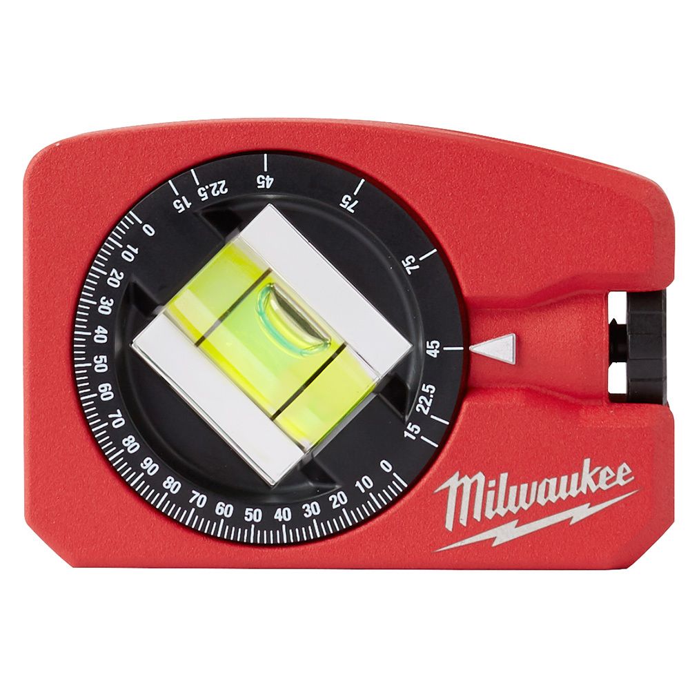 48-22-5102 Pocket Level, 4 in L x 3-1/2 in W, 360 deg Vial Position, Plastic