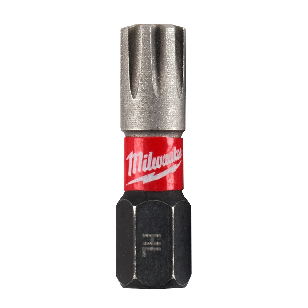 48-32-4448 Shockwave Driver Insert Bit Set, 2 Pieces, SPDRIV #1 Tip Size, 1 in L x 1/4 in W Blade, Round Shank, 76 Alloy Steel