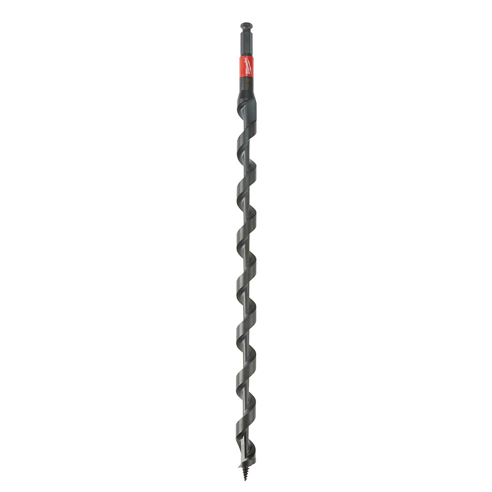 48-13-6711 Shockwave Linemans Impact Auger Bit, 1-1/16 in Dia, 18 in OAL, Wide Flute, 7/16 in Shank