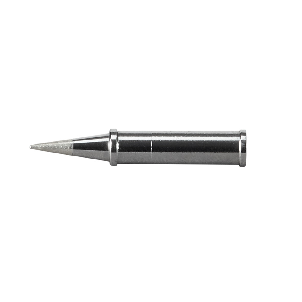 49-80-0400 M12 Conical Cordless Soldering Iron Pointed Tip, For Use With M12 Soldering Iron, 1.55 in L Tip, 0.02 in Tip Radius, Copper Core, Nickel Plated/Iron Coated