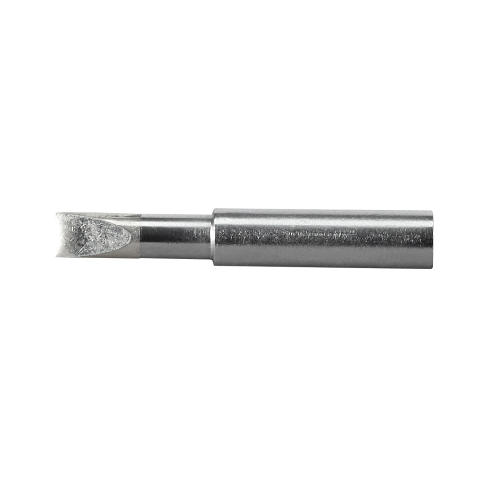 49-80-0401 M12 Cordless Soldering Iron Chisel Tip, For Use With M12 2488-20 Soldering Iron, 1.69 in L Tip, 1.55 in Size, 0.02 in Tip Radius, Copper Core, Copper Core, Nickel Plated/Iron Coated