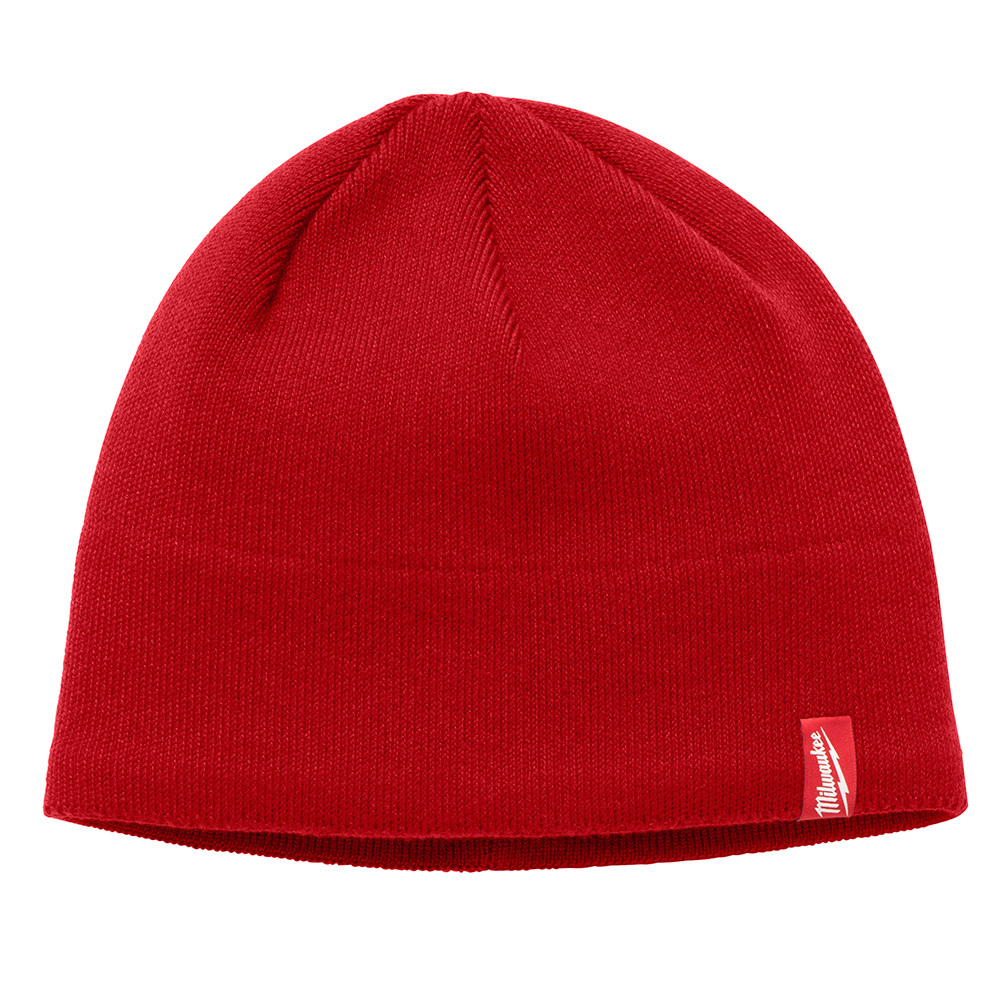502R Insulated Wind/Water-Resistant Knit Hat, 1-Size Fits Most, Red, Fleece Lined Polyester, Pull Over Closure