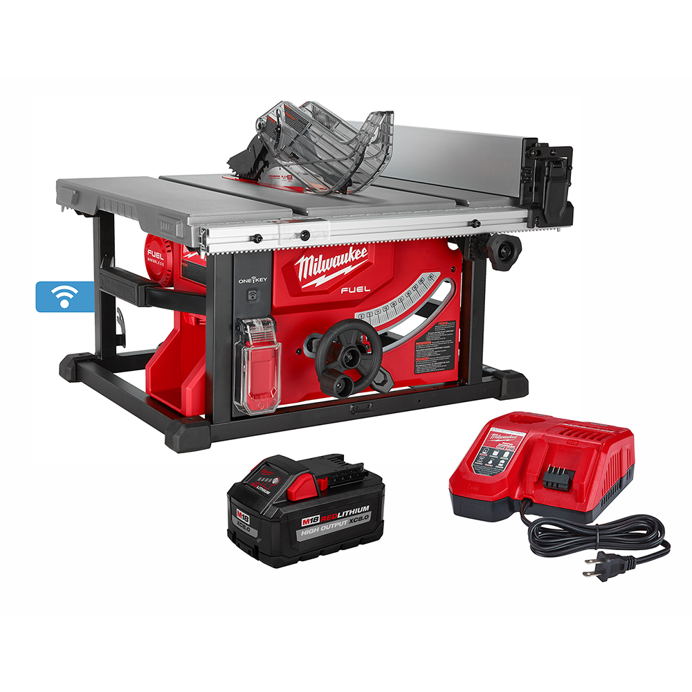 2736-21HD Cordless Table Saw Kit With One-Key Kit, 8-1/4 in Dia Blade, 5/8 in Arbor/Shank, 1-3/4 in 45 deg Capacity, 2-1/2 in 90 deg Capacity