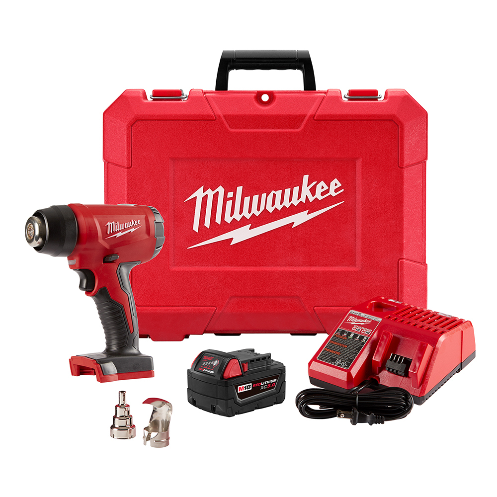 2688-21 Compact Cordless Heat Gun Kit, 18 V DC REDLITHIUM Battery