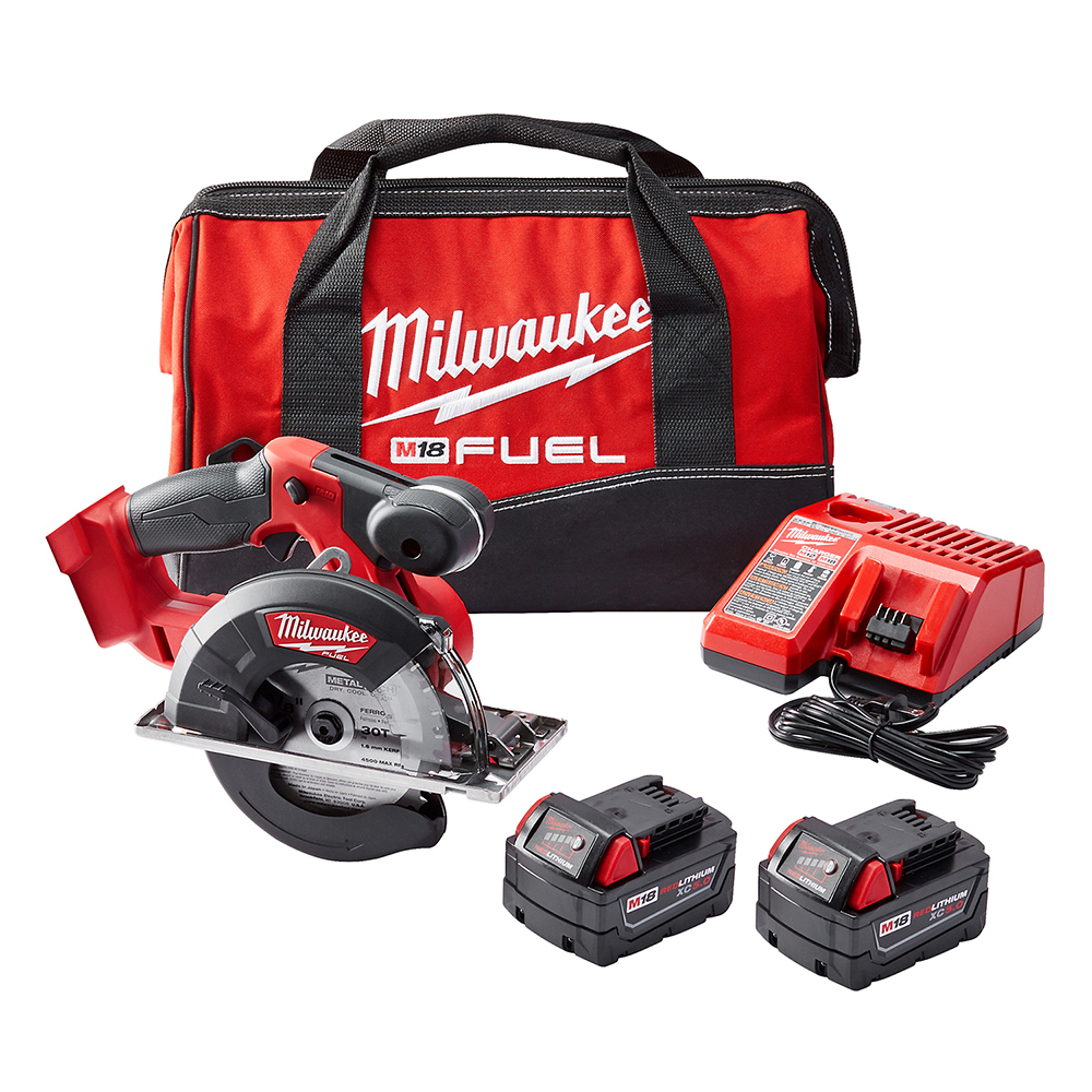 2782-22 Cordless Circular Saw Kit, 5-3/8 to 5-7/8 in Blade, 20 mm Arbor/Shank, 18 V DC, 2 in D Cutting, Li-Ion Battery, Right Blade Side