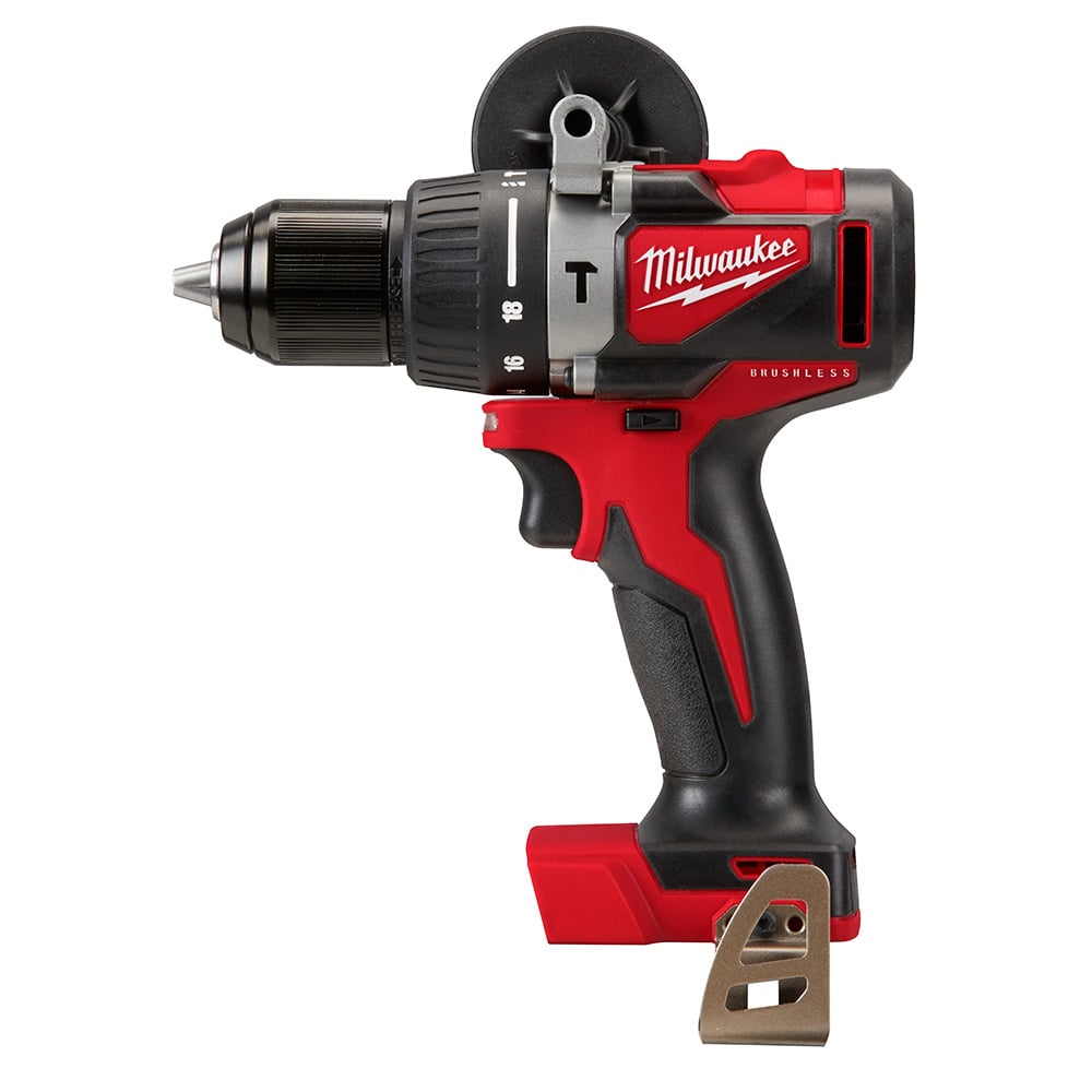2902-20 Brushless Cordless Hammer Drill, 1/2 in Single Sleeve Ratcheting Chuck, 18 V DC, 0 to 550/0 to 1800 rpm No-Load, Li-Ion Battery