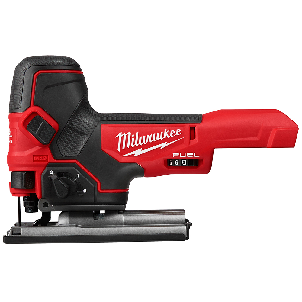 2737B-20 M18 Fuel Barrel Grip Cordless Jig Saw, 18 V DC, For Blade Shank: T-Shank, 9.13 in OAL, Li-Ion Battery
