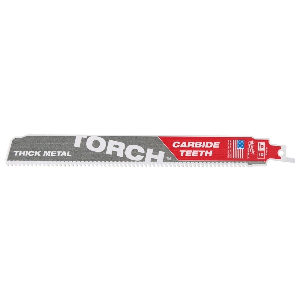 48-00-5202 Sawzall Torch Reciprocating Saw Blade, 9 in L x 0.05 in W, 7 TPI, Carbide Body