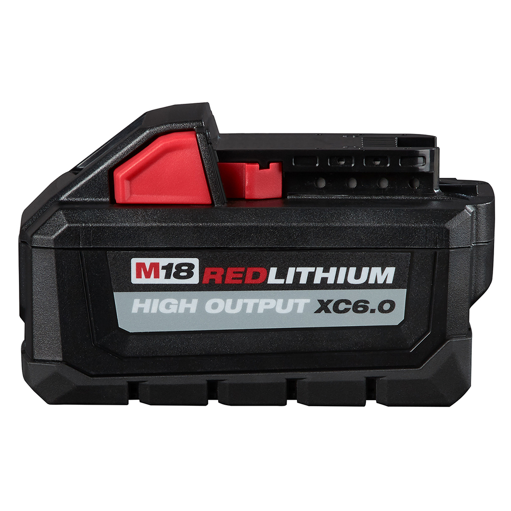 48-11-1865 M18 High Output Cordless Battery Pack, 6 Ah Li-Ion Battery, 18 V DC Charge
