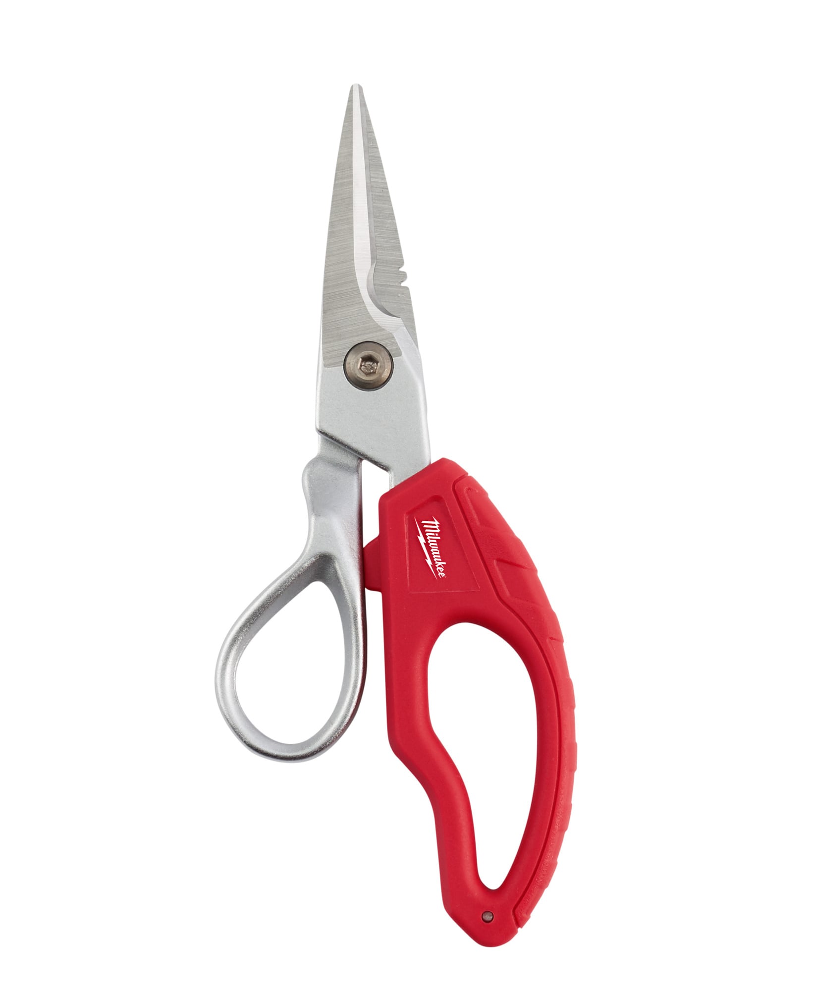 48-22-4045 Data Electricians Snip, CAT 6 Wire Cutting, 1-1/2 in L of Cut, Metal Blade, Polymer/Steel Handle
