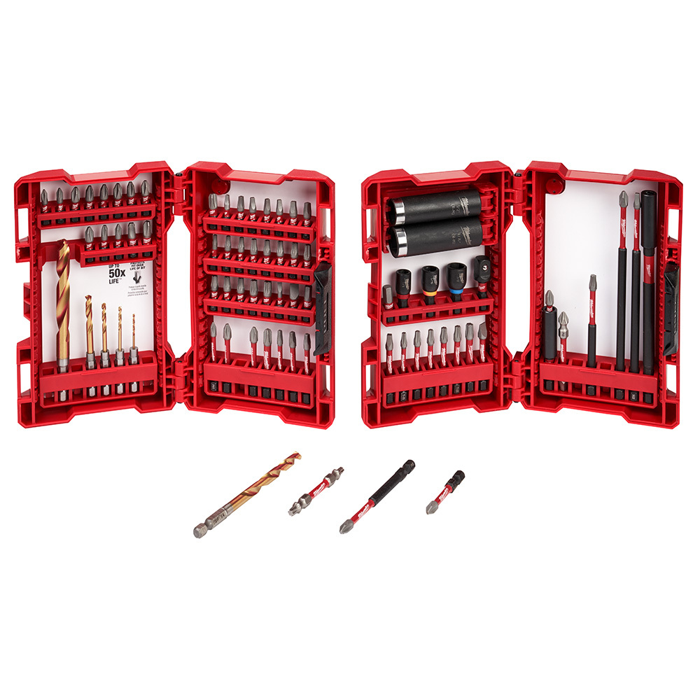 48-32-4030 Impact Duty Drill and Drive Set, 75 Pieces, 1/4 in Shank, Steel