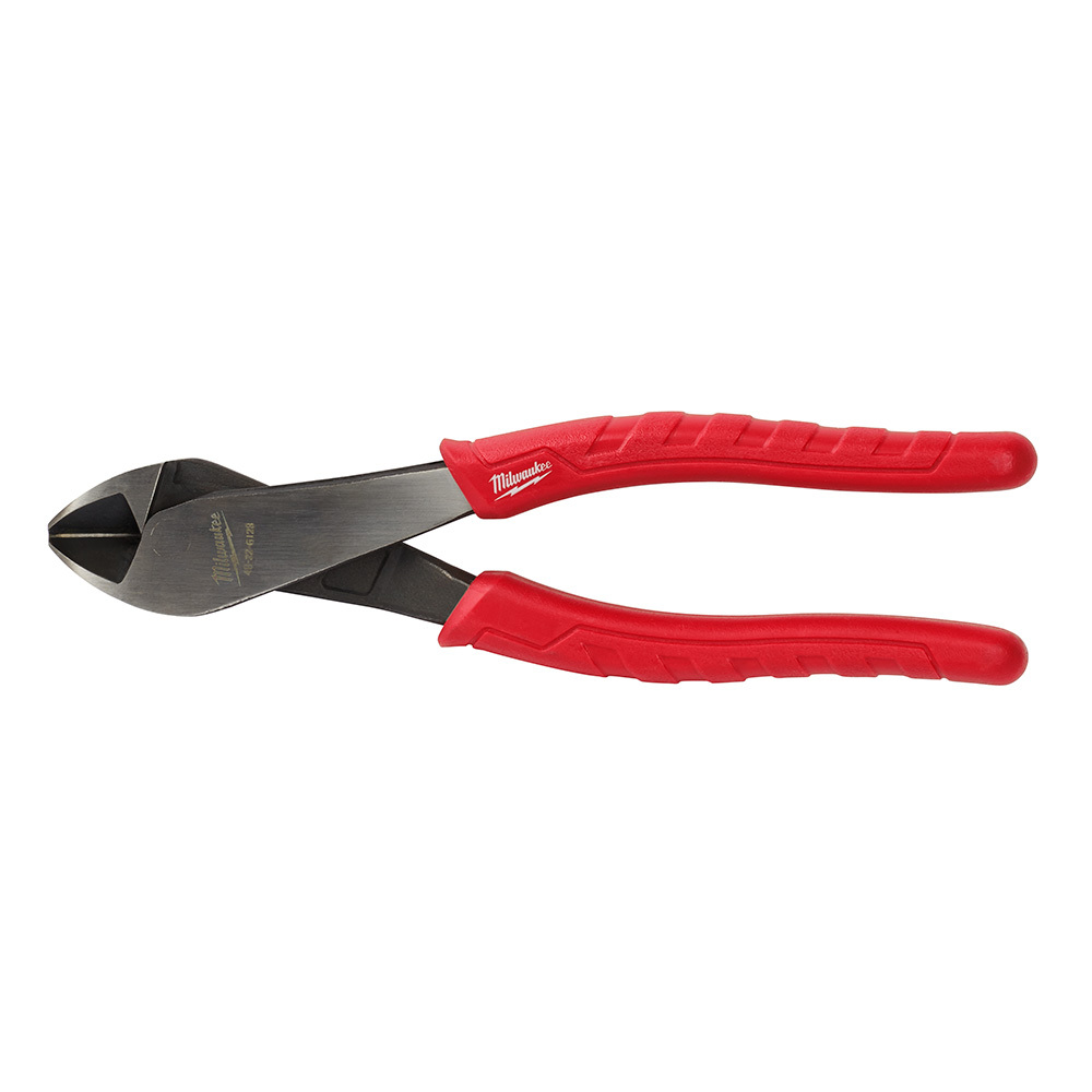 48-22-6128 Angled Head Diagonal Cutting Plier, 3/4 in Nominal, 11/32 in THK Max Wire, 3/4 in Jaw Steel Jaw, 8 in OAL