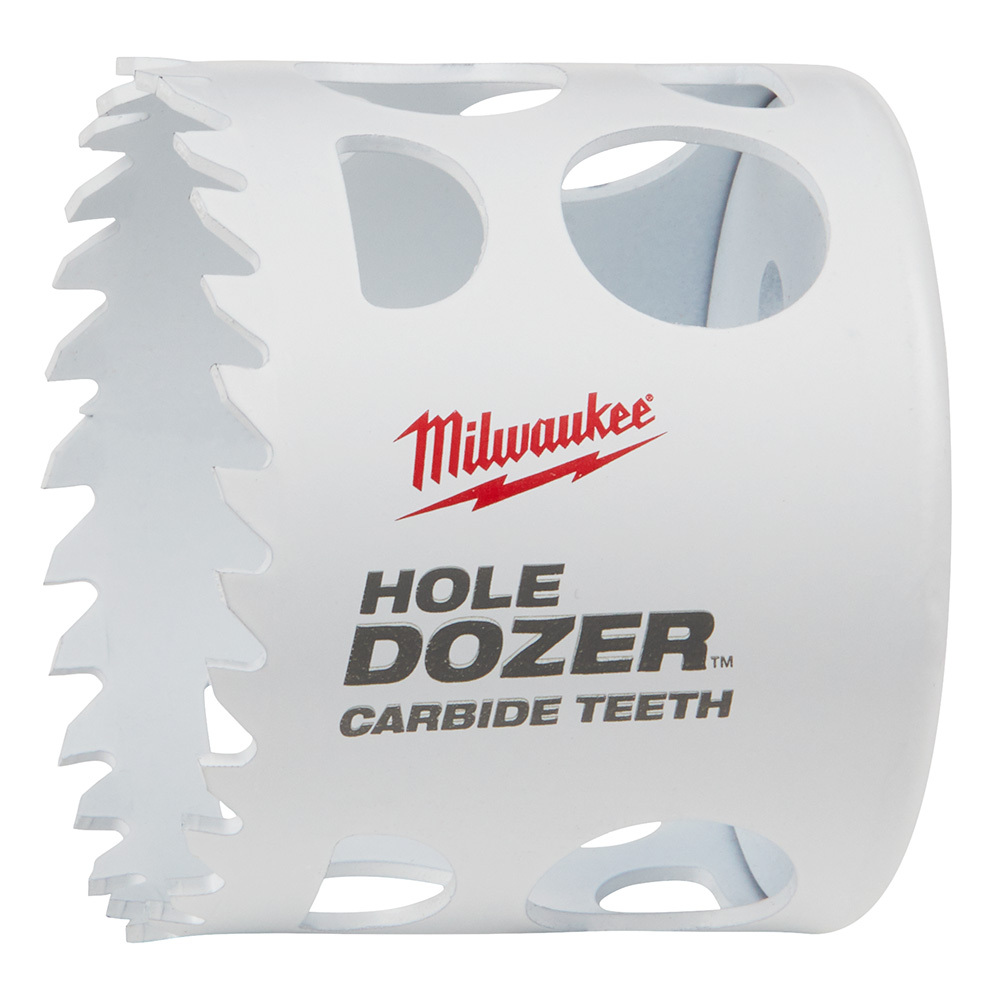 49-56-0726 Hole Dozer Hole Saw With Carbide Teeth, 2-3/8 in Dia, 1.62 in D Cutting, Carbide Cutting Edge, 5/8-18 Arbor