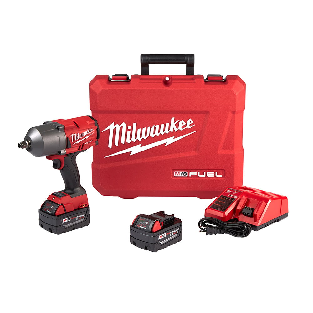 2767-22 M18 Fuel High Torque Cordless Impact Wrench With Friction Ring Kit, 1/2 in, 1000 ft-lb Torque, 18 V DC, 8.39 in OAL