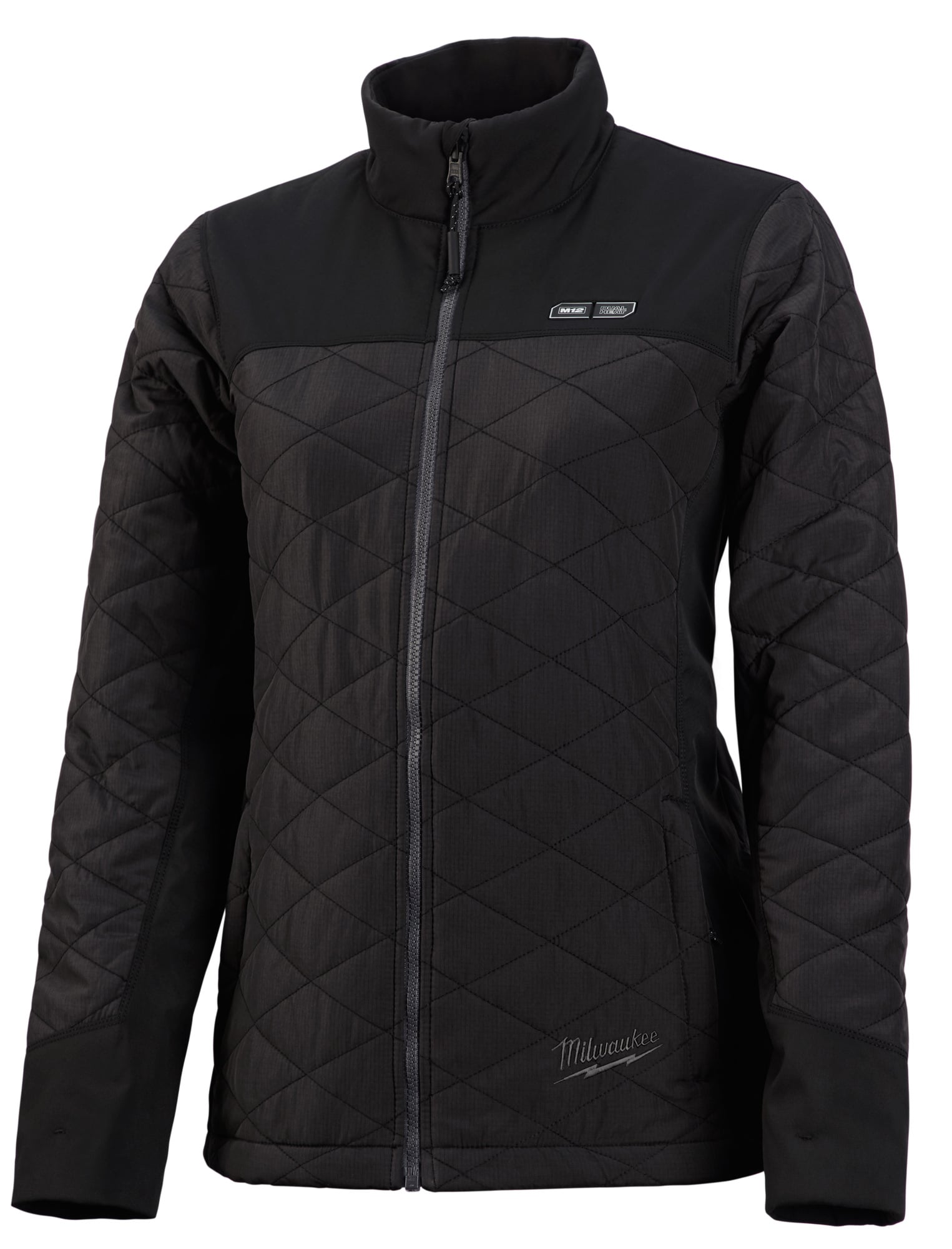 233B-212X Insulated Heated Jacket Kit, 2X, Black, Polyester, 41 to 43 in Chest, Resists: Water and Wind