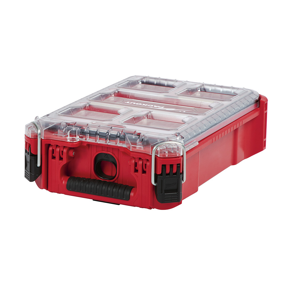 48-22-8435 Packout Compact Impact-Resistant Tool Organizer, 4.61 in H x 15.24 in W, Polymer, Red