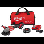 M18 FUEL 4-1/2 in.-6 in. Lock-On Braking Grinder with Slide Switch 2 Battery Kit