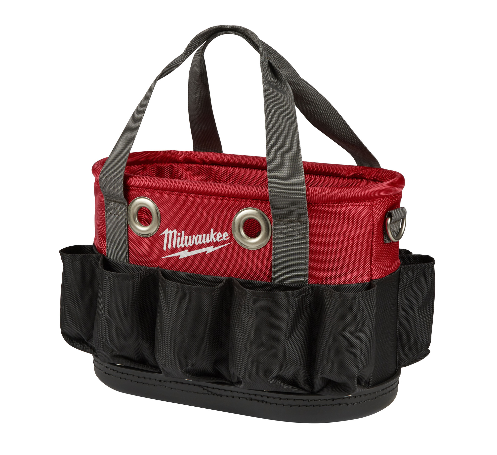 48-22-8275 Underground Oval Bag, 1680D Ballistic, Black/Red/Gray