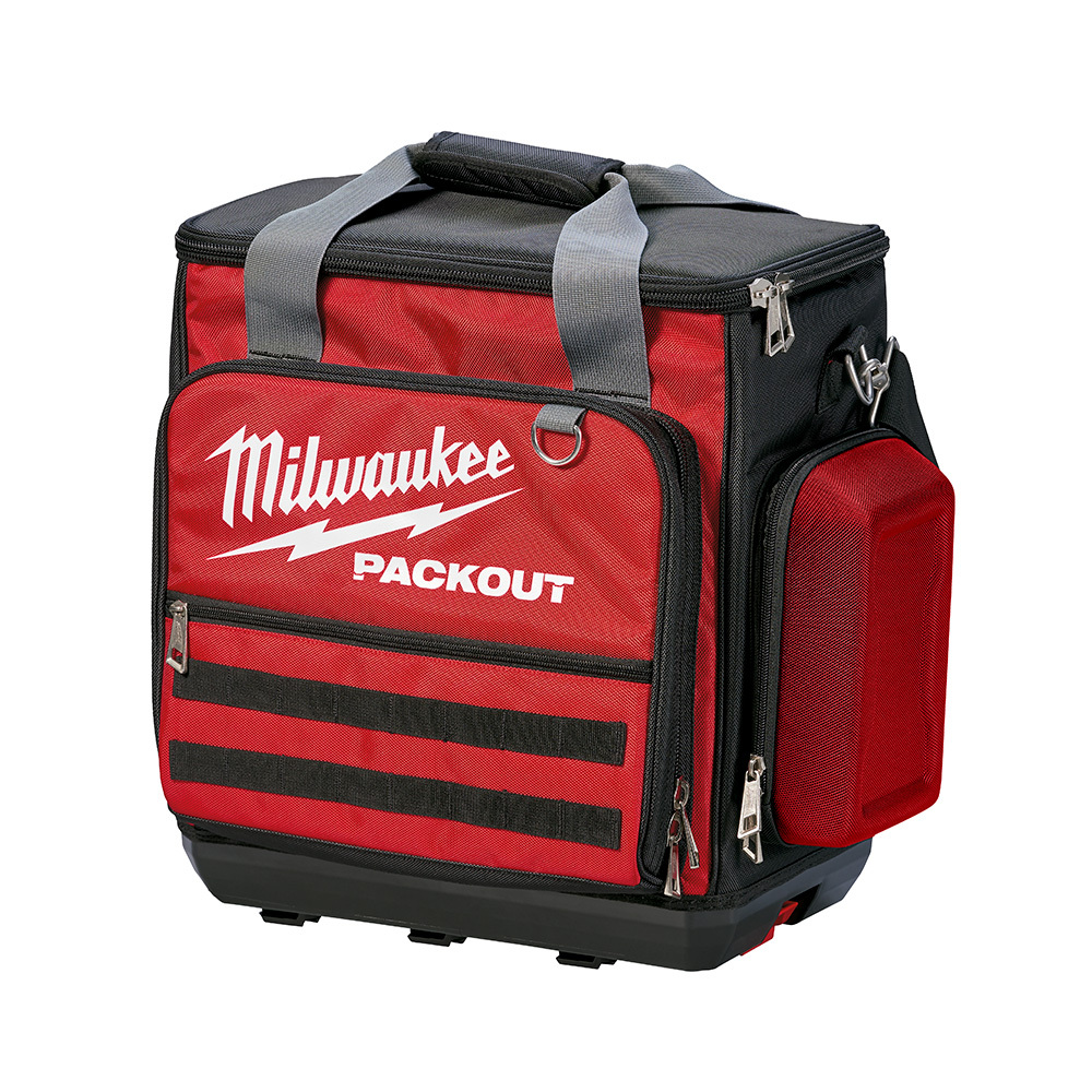 48-22-8300 Packout Tech Bag, 1680D Ballistic, Black/Red