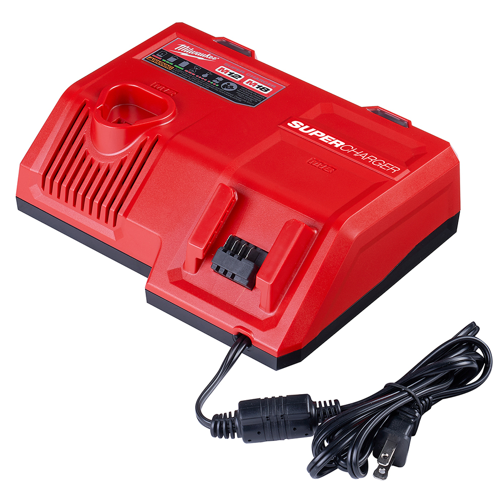 48-59-1811 Corded Super Charger, For Use With M18 and M12 Batteries, Li-Ion Battery, 1 hr Charging, 1 Batteries