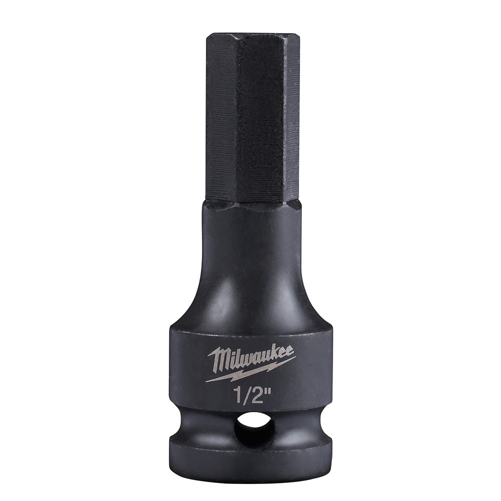 49-66-5144 Shockwave Linemans Hex Bit Socket, 1/2 in Square Drive, 1/2 in