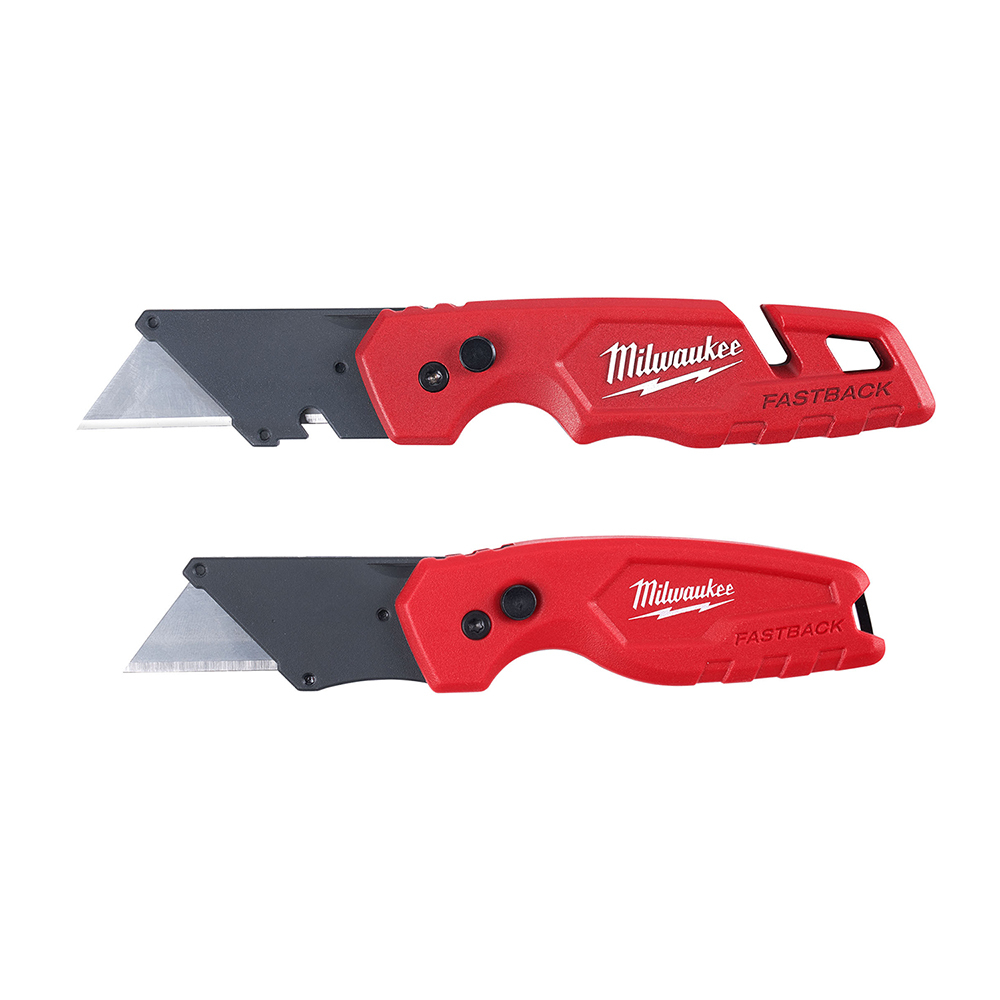 48-22-1503 Fastback Folding Utility Knife Set, Steel Blade, 2 Blades Included, 6.87 in OAL