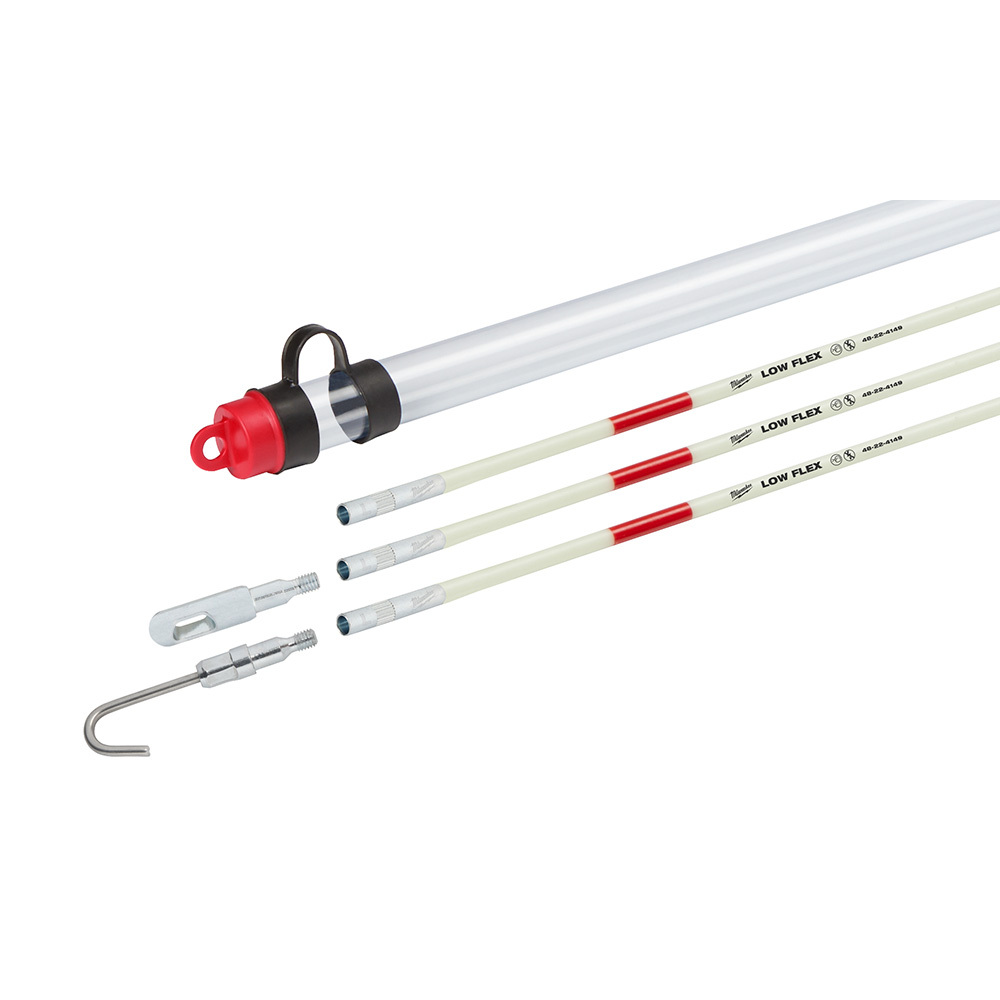 48-22-4150 Fish Stick Kit, 15 ft L, Fiberglass, White