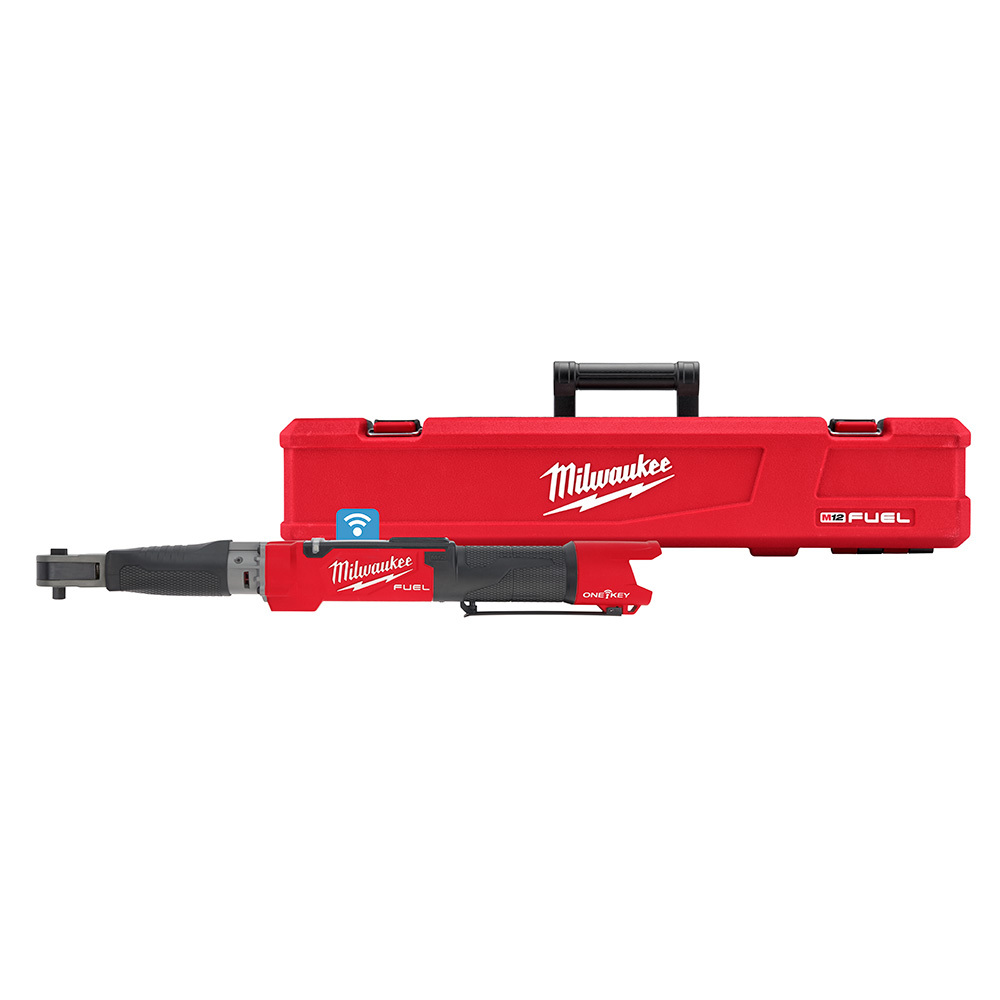 2465-20 M12 Fuel Cordless Digital Torque Wrench With One-Key Technology, 3/8 in Drive, 10 to 100 ft-lb Torque, 12 V, M12 REDLITHIUM CP2.0 Lithium-Ion Battery, 23.3 in OAL