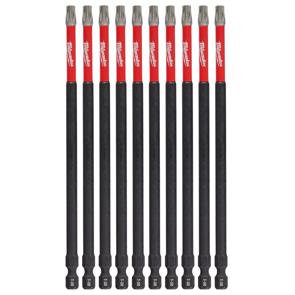 48-32-4248 Shockwave Impact Driver Bit, T30 Torx Point, 6 in OAL, 1/4 in, Steel