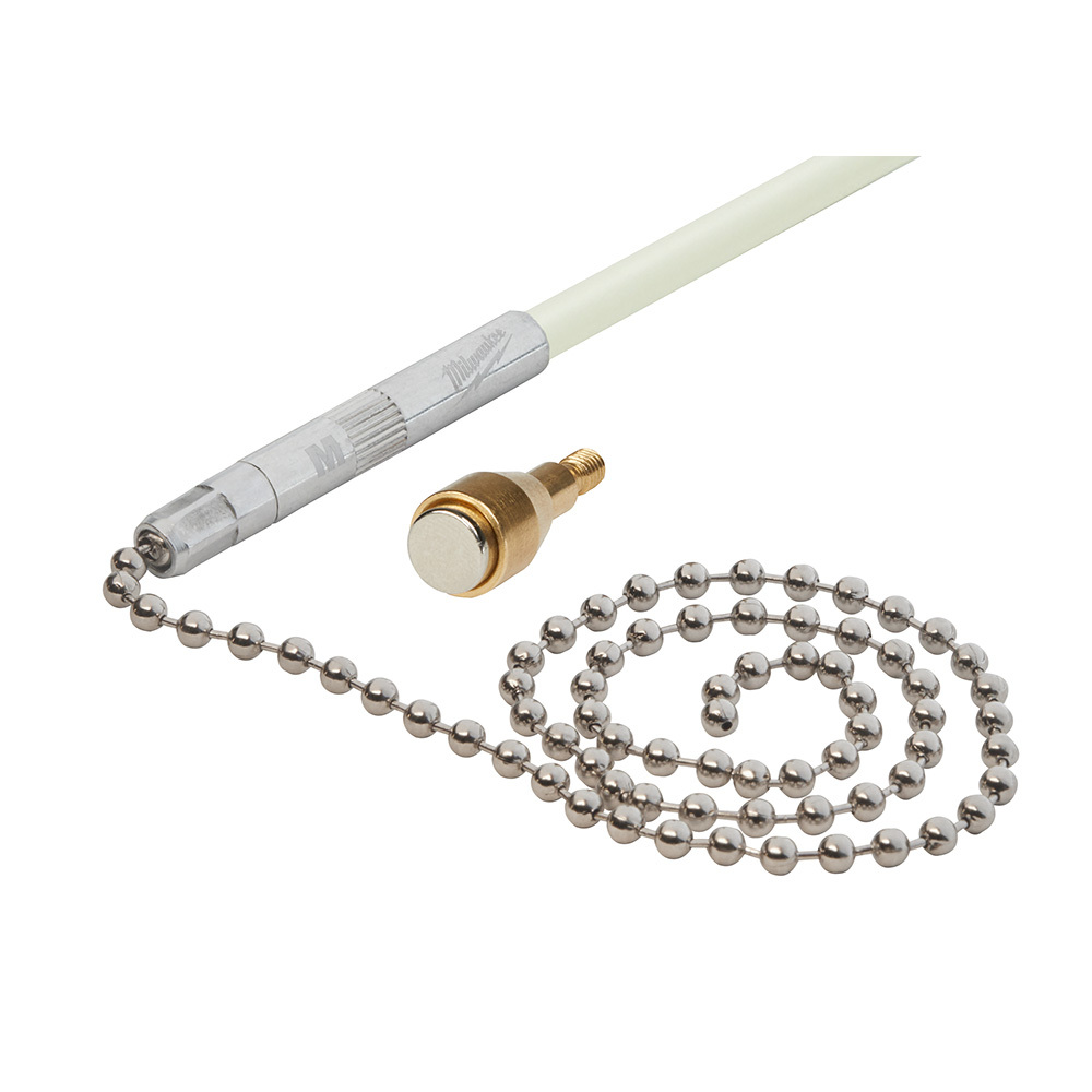 48-22-4159 Fish Stick Magnetic Tip and Chain, For Use With Fish Sticks, Steel, Metallic