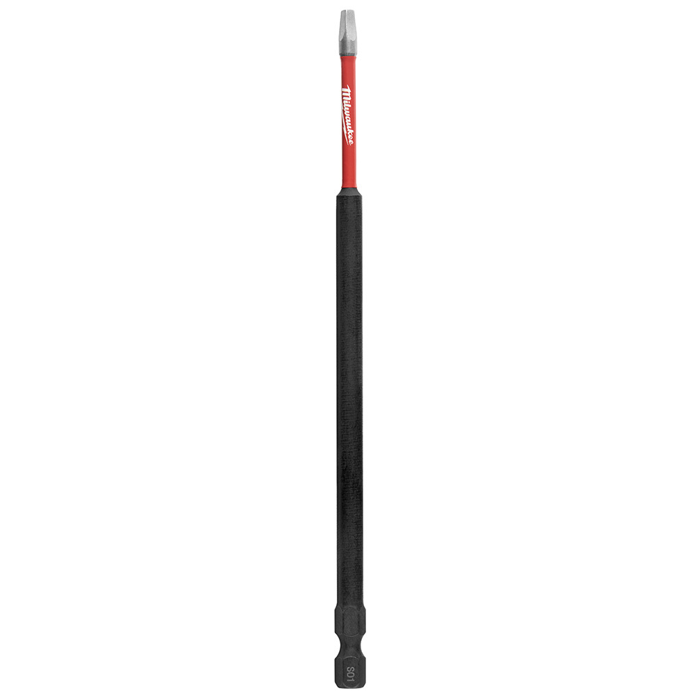 48-32-4622 Shockwave Impact Driver Bit, SQ1 Square Point, 6 in OAL, 1/4 in, Steel