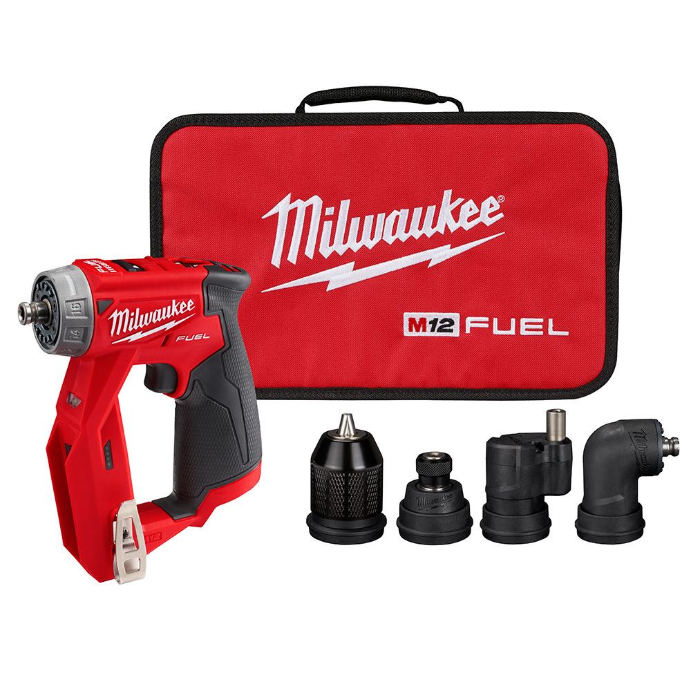 2505-20 M12 Fuel Cordless Installation Drill/Driver, 3/8 in Chuck, 12 V, 1600 rpm No-Load, 5.12 in OAL, Li-Ion Battery