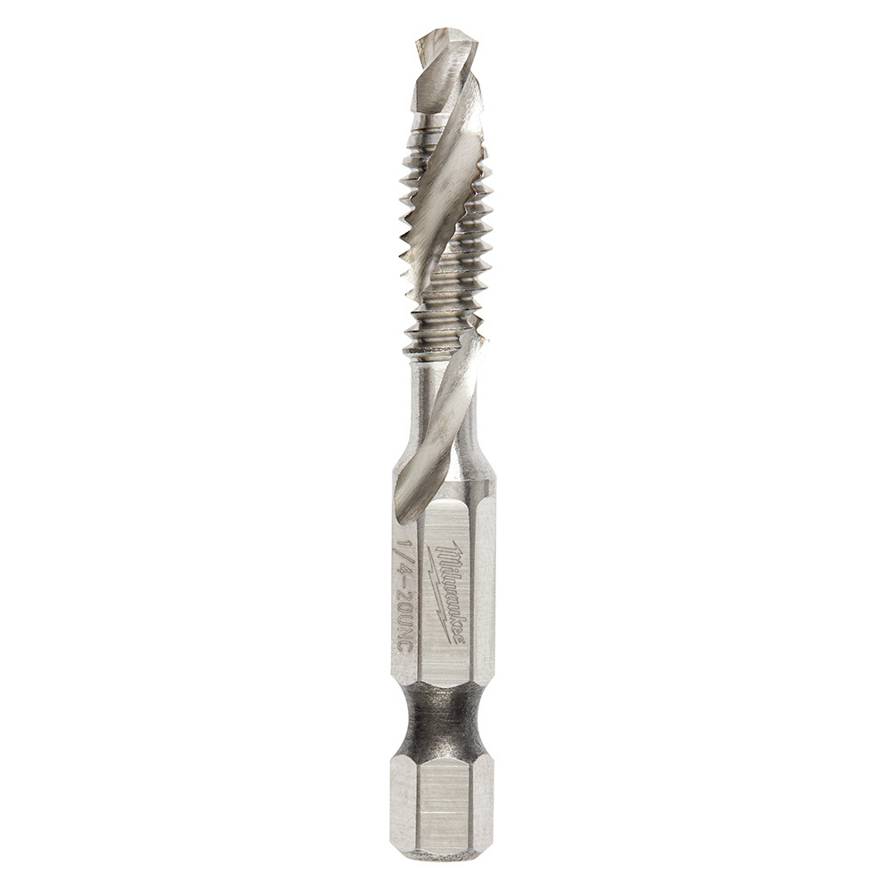 48-89-4873 Shockwave 1-Piece Impact Drill Tap, For Use With Impact Drivers and Drill Drivers, SAE Measurement System, 1/4-20 UNC