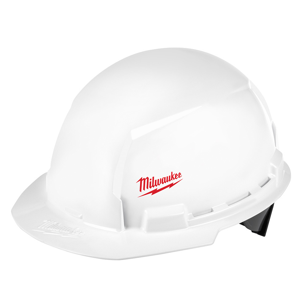 48-73-1021 Front Brim Unvented Hard Hat With BOLT Accessories, Polyethylene, Ratchet Suspension, ANSI Electrical Class Rating: Class E, ANSI Impact Rating: ANSI/ISEA Z89.1 Type I, Small Logo Graphics, Quick Adjustment