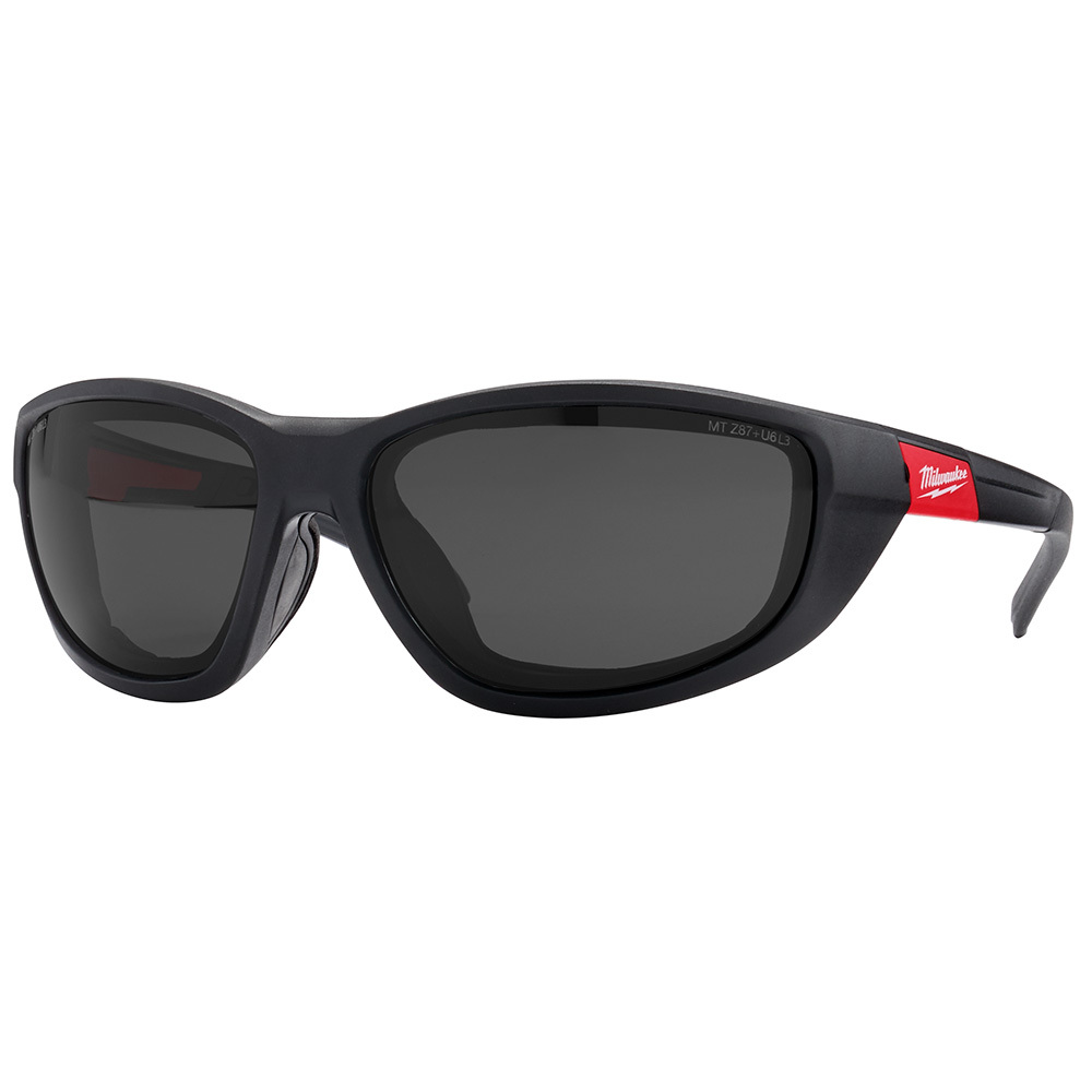 48-73-2046 High Performance Polarized Safety Glasses With Gasket, Anti-Fog/Anti-Scratch/Impact-Resistant, Black Lens, Full-Frame Frame, Plastic/Foam Lined Frame, Polycarbonate Lens, ANSI Z87.1+