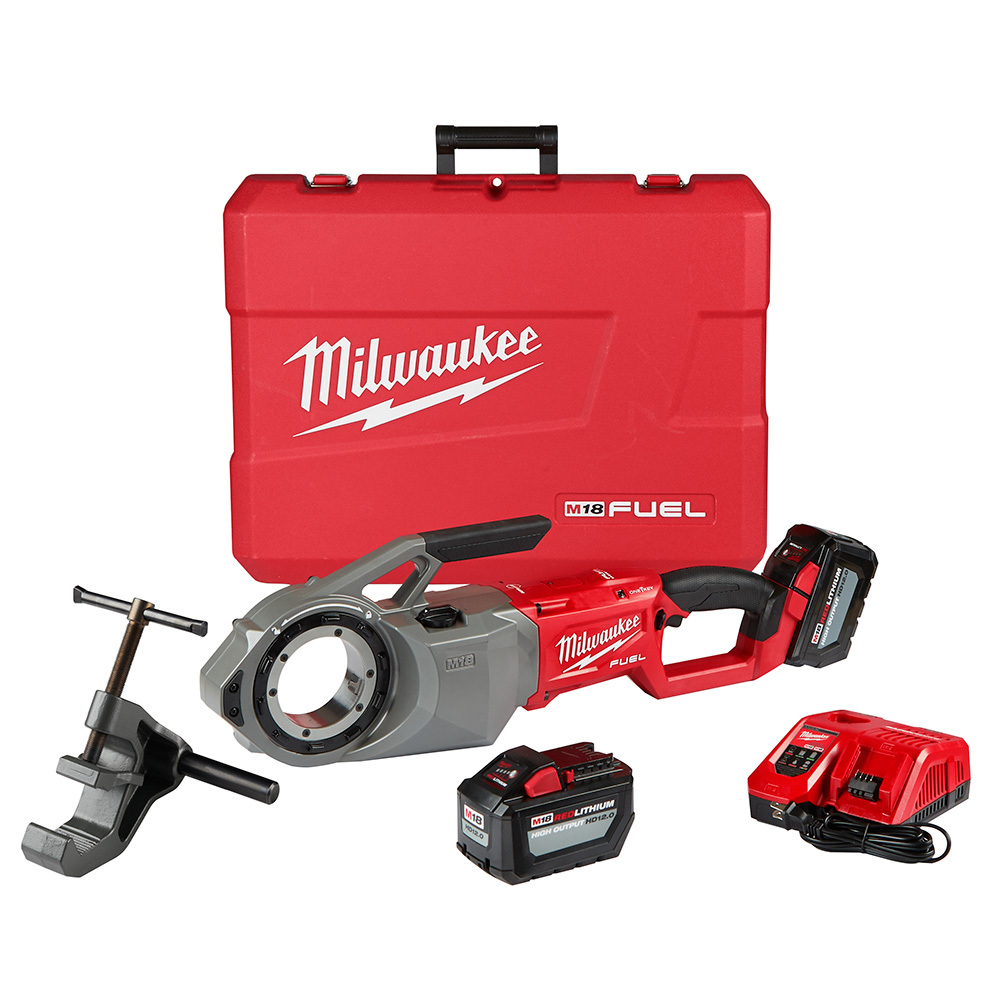 2874-22HD M18 Fuel Cordless Pipe Threader Kit, 2 in Pipe, 26.3 in L x 4.8 in W x 8-1/2 in D