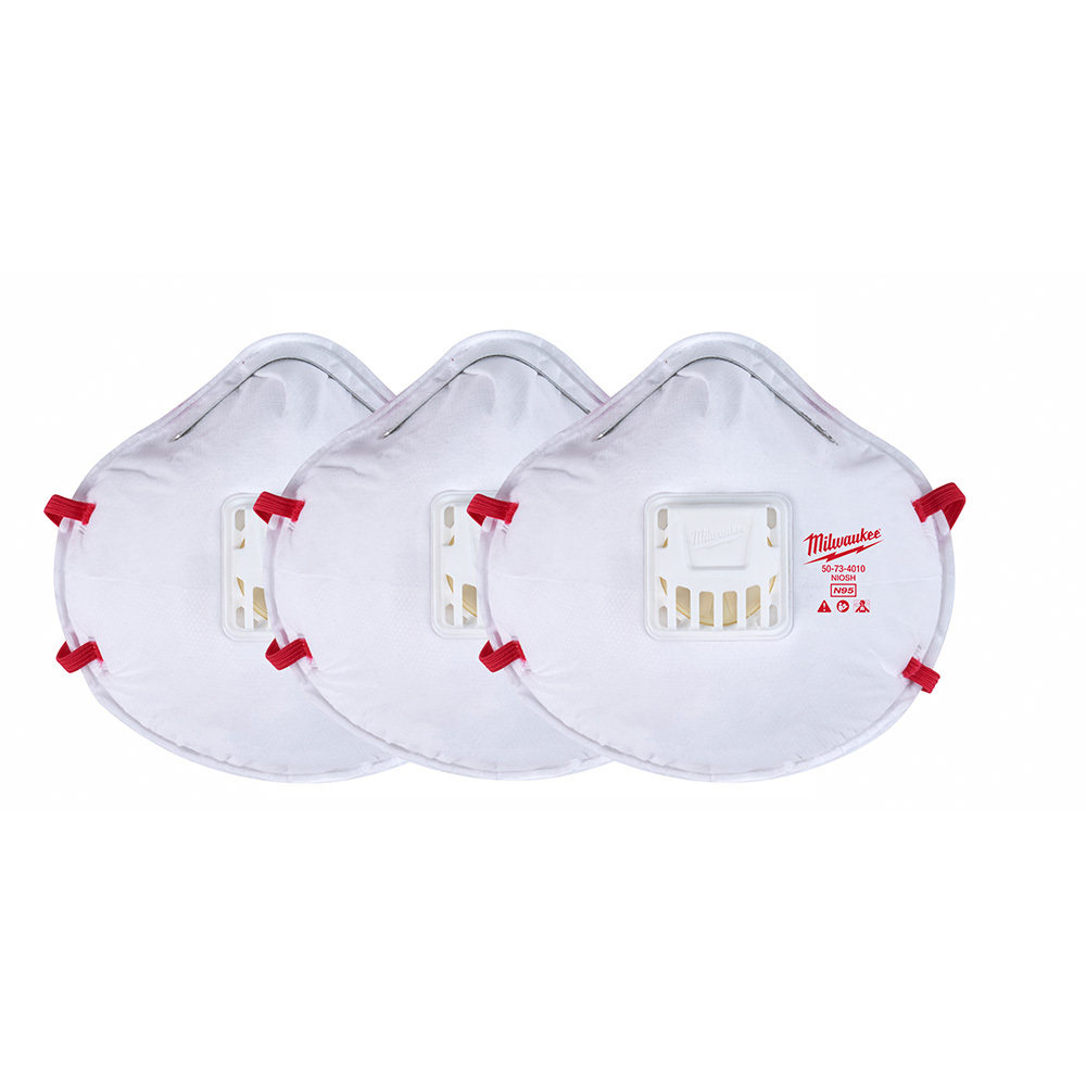 48-73-4012 Disposable Molded Valve Respirator, Universal