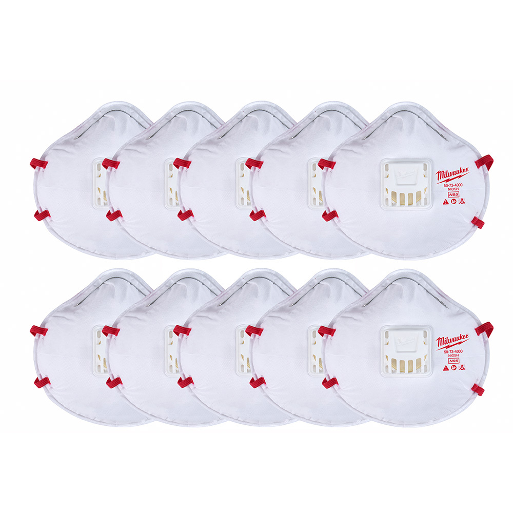 48-73-4014 Disposable Molded Valve Respirator, Universal