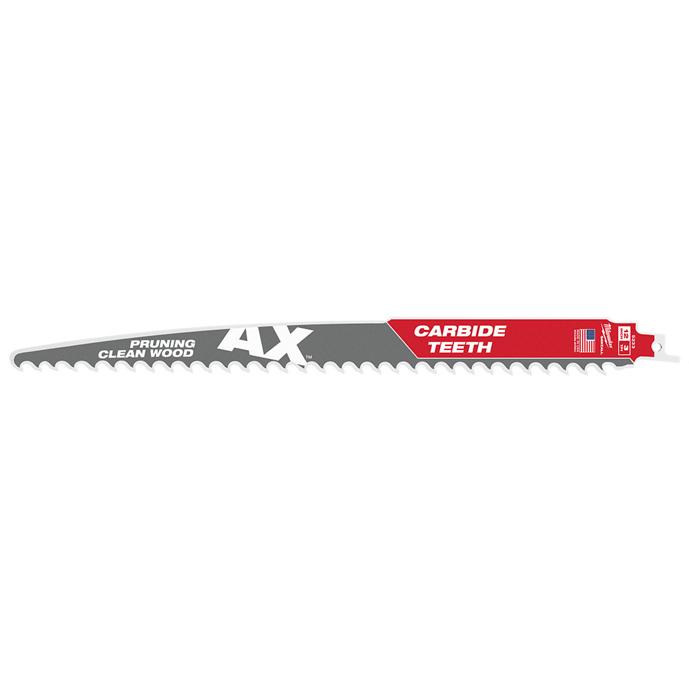 48-00-5233 AX 36-Teeth Reciprocating Saw Blade, 12 in L, 3, Universal Tang