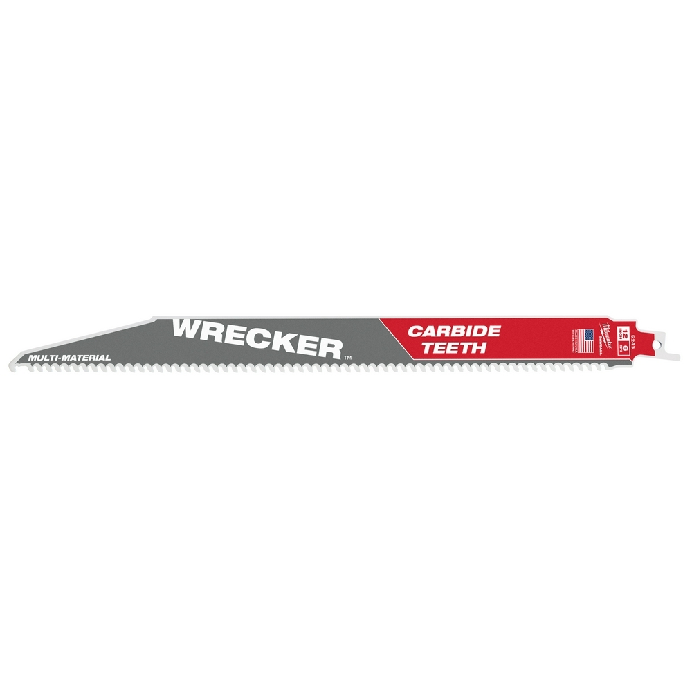 48-00-5543 WRECKER Multi-Purpose Reciprocating Saw Blade, 12 in L, 6