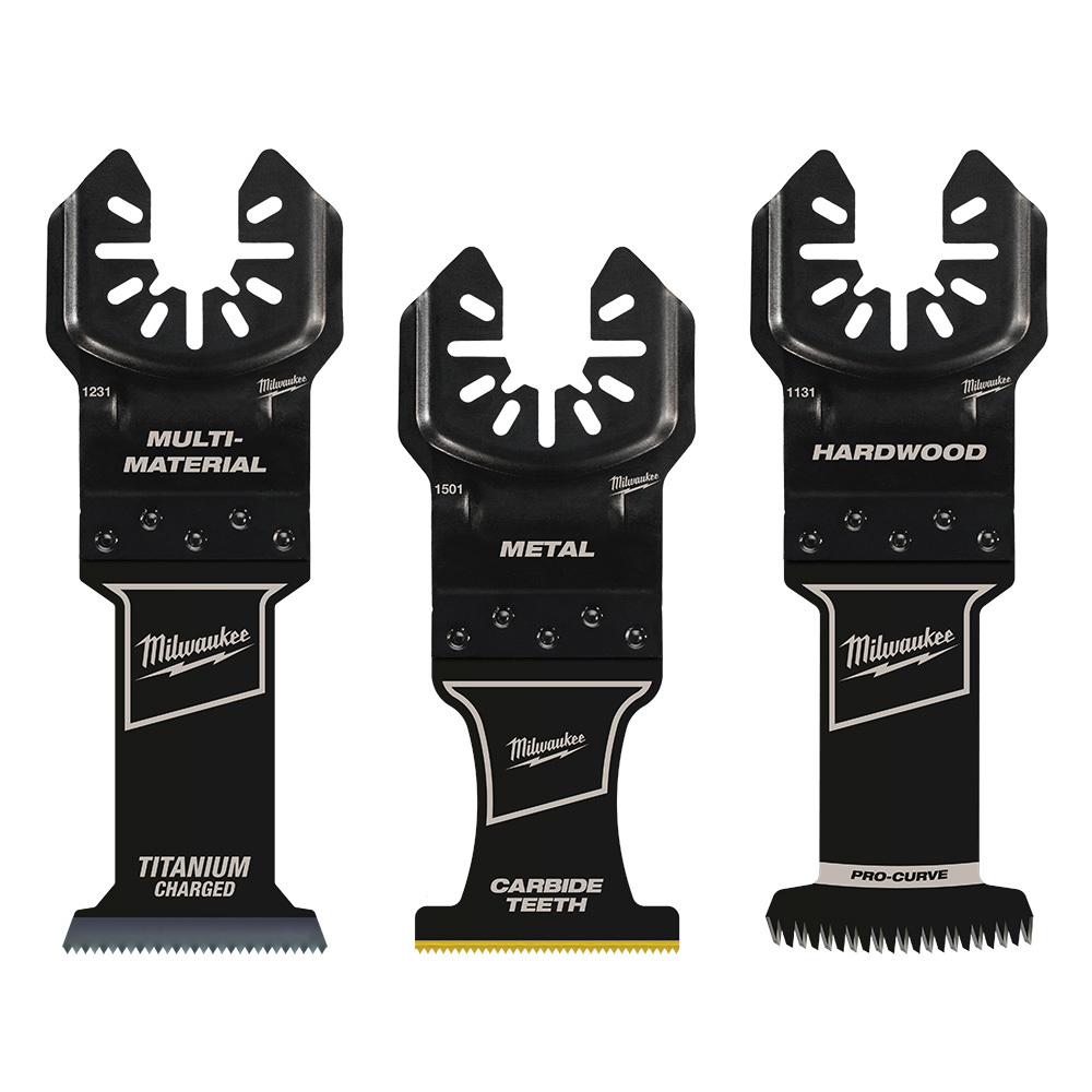 49-10-9001 OPEN-LOK Multiple Design Bi-Metal Blade Set, For Use With All-Purpose Oscillating Multi-Tool