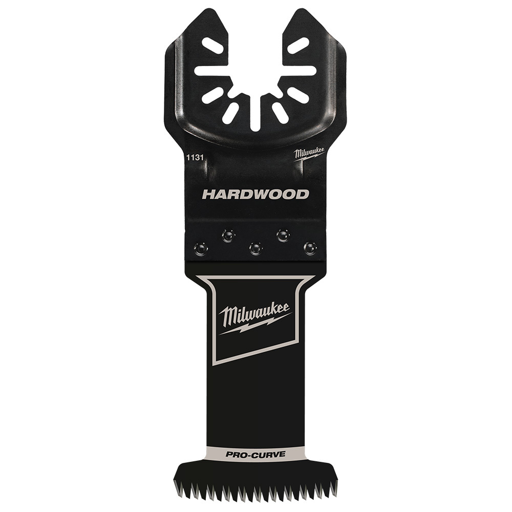 49-25-1131 Pro-Curve OPEN-LOK 1-Piece Blade, For Use With Oscillating Multi-Tool, 1-3/8 in Cutting Width, 1-5/8 in Max Plunge Cut Depth, 21 Teeth, 18 Teeth per Inch, High Carbon Steel