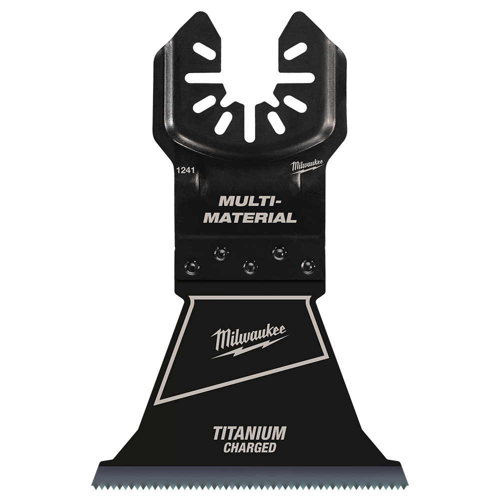 49-25-1241 OPEN-LOK 1-Piece Blade, For Use With Oscillating Multi-Tool, 2-1/2 in Cutting Width, 1-5/8 in Max Plunge Cut Depth, 50 Teeth, 18 Teeth per Inch, Steel