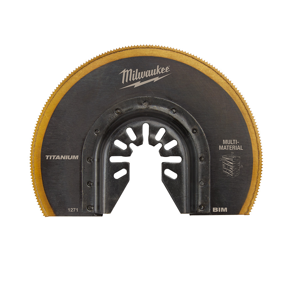 49-25-1271 OPEN-LOK 1-Piece Bi-Metal Blade, For Use With Oscillating Multi-Tool, 3-1/2 in Cutting Width, 1-5/8 in Max Plunge Cut Depth