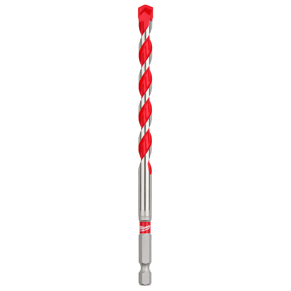 48-20-9016 SHOCKWAVE Single Ended Hammer Drill Bit, 5/16 in Drill Bit, 1/4 in Hex Shank, 4 in D Cutting, Carbide Cutting Edge, 6 in OAL