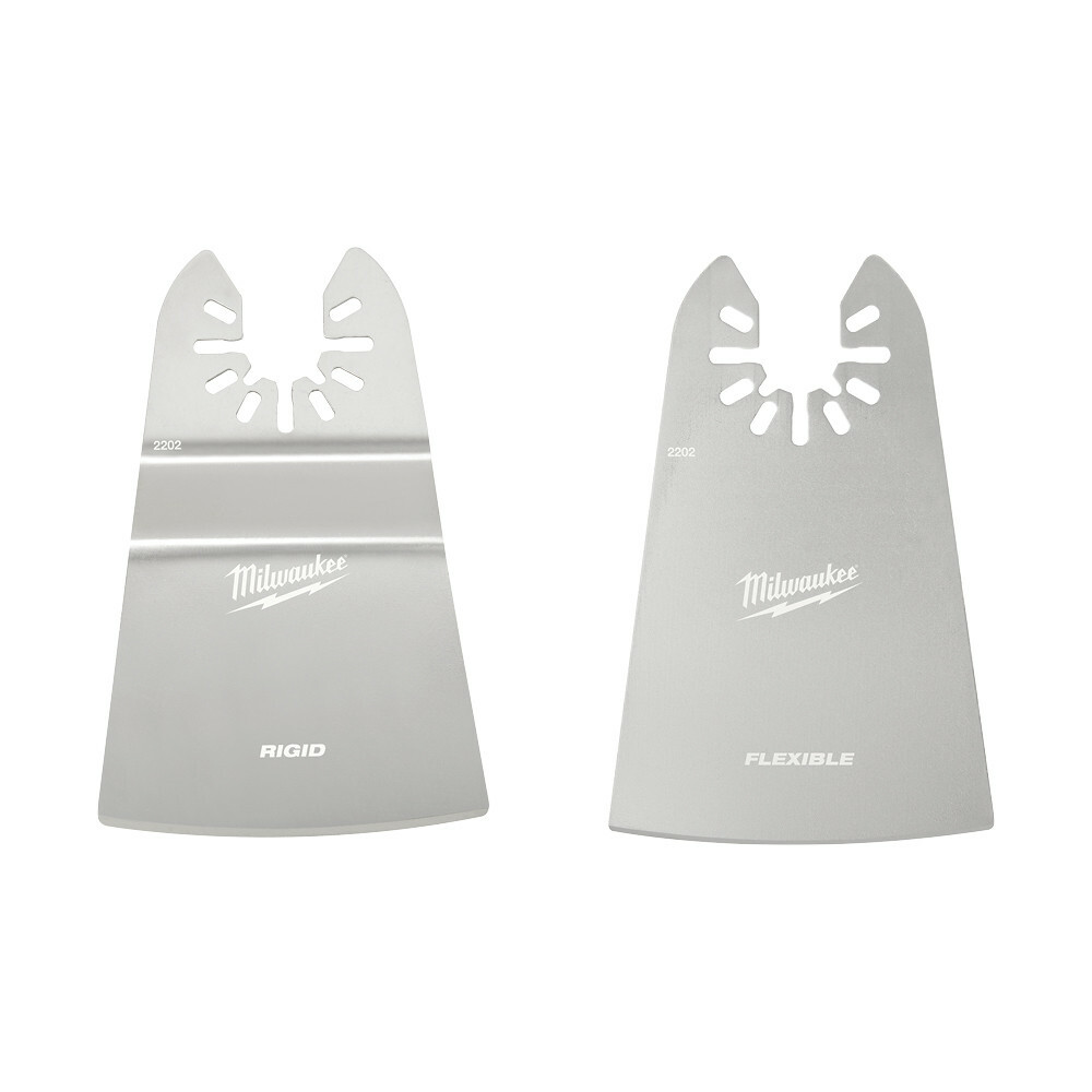49-25-2202 OPEN-LOK 2-Piece Flexible Scraper Set, For Use With Oscillating Multi-Tool, Stainless Steel